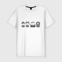 Футболка slim-fit South Park, цвет: белый