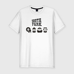 Футболка slim-fit South park, цвет: белый