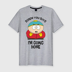 Мужская slim-футболка South Park, Эрик Картман