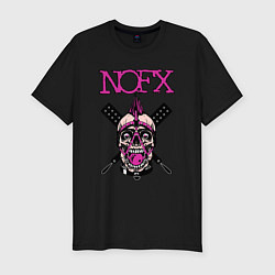 Футболка slim-fit NOFX, цвет: черный