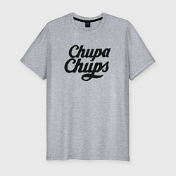 Футболка slim-fit Chupa-Chups Logo, цвет: меланж