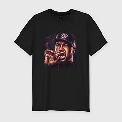 Футболка slim-fit Ice Cube, цвет: черный
