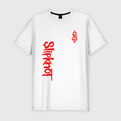 Футболка slim-fit SLIPKNOT, цвет: белый