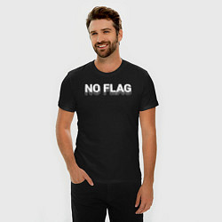 Футболка slim-fit No flag, цвет: черный — фото 2