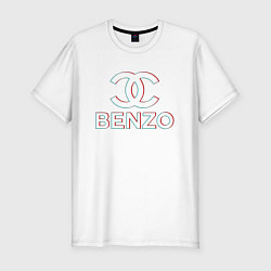 Футболка slim-fit BBT BENZO GANG, цвет: белый