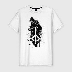 Футболка slim-fit BLOODBORNE, цвет: белый