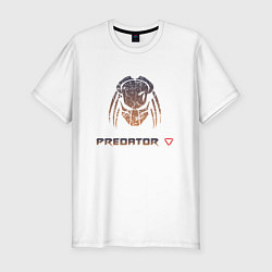 Футболка slim-fit Predator Hunting Grounds, цвет: белый