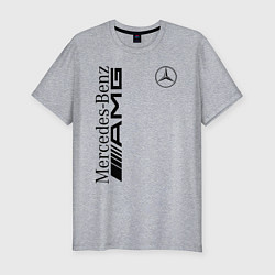 Футболка slim-fit MERCEDES-BENZ AMG, цвет: меланж