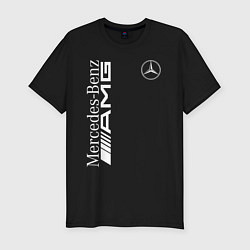 Футболка slim-fit MERCEDES-BENZ AMG, цвет: черный