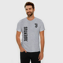 Футболка slim-fit JUVENTUS, цвет: меланж — фото 2