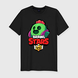 Мужская slim-футболка BRAWL STARS SPIKE