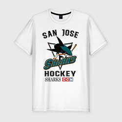 Мужская slim-футболка SAN JOSE SHARKS