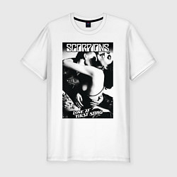 Мужская slim-футболка Scorpions