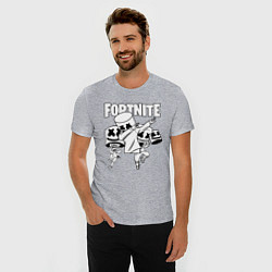 Футболка slim-fit FORTNITE x MARSHMELLO, цвет: меланж — фото 2