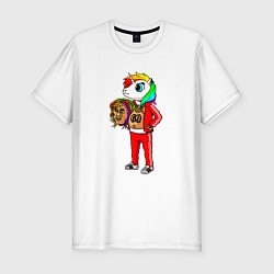 Мужская slim-футболка Такеши 6ix9ine