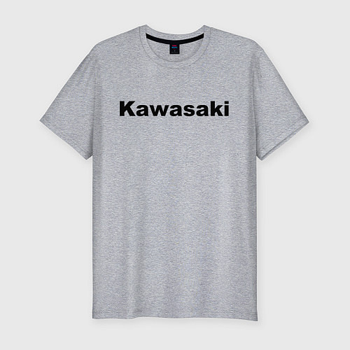 Мужская slim-футболка KAWASAKI Z / Меланж – фото 1