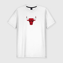 Мужская slim-футболка CHICAGO BULLS