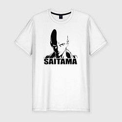 Футболка slim-fit Saitama, цвет: белый