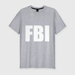 Мужская slim-футболка FBI