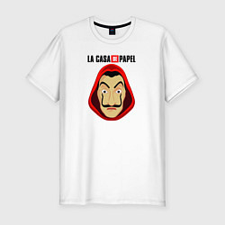 Мужская slim-футболка La Casa de Papel Дали