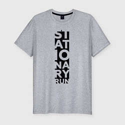 Футболка slim-fit Stationary Run, цвет: меланж