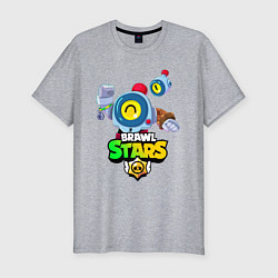 Мужская slim-футболка BRAWL STARS NANI