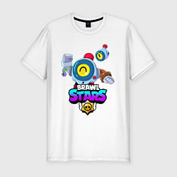 Футболка slim-fit BRAWL STARS NANI, цвет: белый