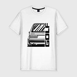 Футболка slim-fit Volkswagen Golf Z, цвет: белый