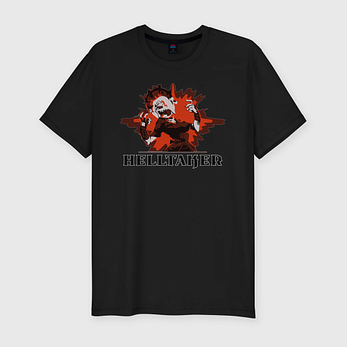 Мужская slim-футболка Helltaker / Черный – фото 1