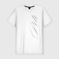 Футболка slim-fit Пётр, цвет: белый