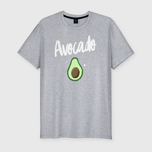 Мужская slim-футболка Avocado / Меланж – фото 1