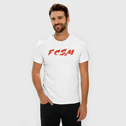 Футболка slim-fit FCSM, цвет: белый — фото 2