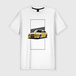 Футболка slim-fit BMW E36, цвет: белый