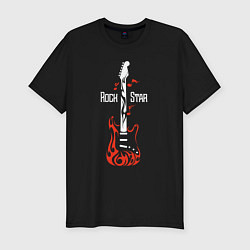Футболка slim-fit Rock star, цвет: черный