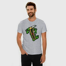 Футболка slim-fit Battletoads Boss, цвет: меланж — фото 2