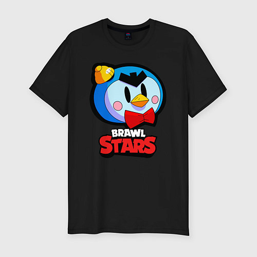 Мужская slim-футболка Mister P Brawl Stars / Черный – фото 1