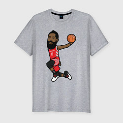 Футболка slim-fit James Harden, цвет: меланж