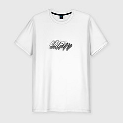 Футболка slim-fit Empty, цвет: белый