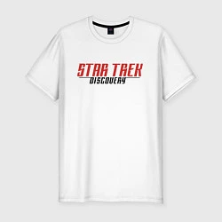 Мужская slim-футболка Star Trek Discovery Logo Z