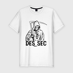 Мужская slim-футболка Watch dogs Des Sec Z