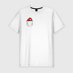 Футболка slim-fit Among us, цвет: белый