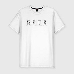 Мужская slim-футболка GENIUS