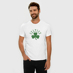 Футболка slim-fit Boston Celtics, цвет: белый — фото 2