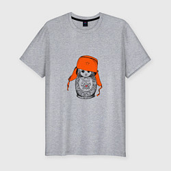 Мужская slim-футболка Родина Россия