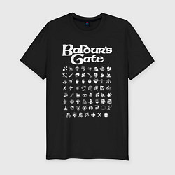 Футболка slim-fit BALDURS GATE, цвет: черный