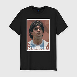 Футболка slim-fit DIEGO MARADONA, цвет: черный