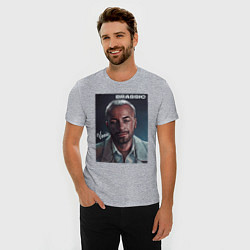 Футболка slim-fit Голяк Brassic Винни, цвет: меланж — фото 2