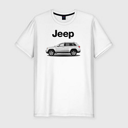 Футболка slim-fit Jeep, цвет: белый