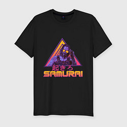 Мужская slim-футболка Cyberpunk 2077 SAMURAI