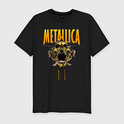 Футболка slim-fit Metallica art 02, цвет: черный